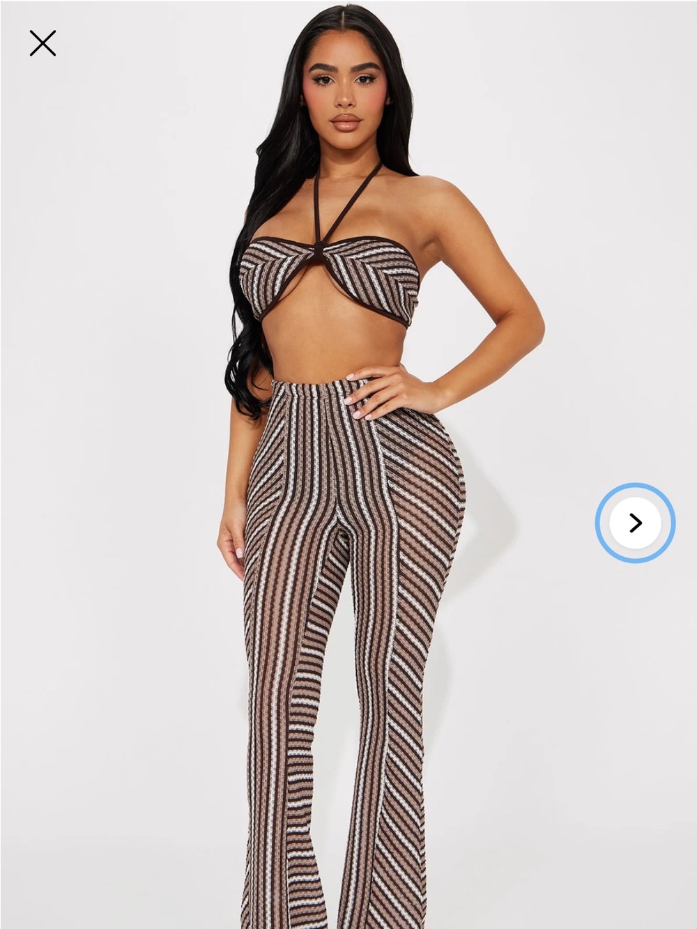 Fashion Nova - Summer Is Mine Pant Set - Picture 1 of 4